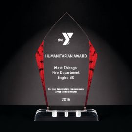 Acrylic Peaked Accolade (Y277)