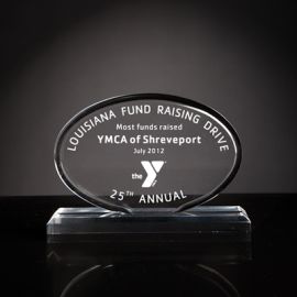 Acrylic Oval Accolade (Y290)
