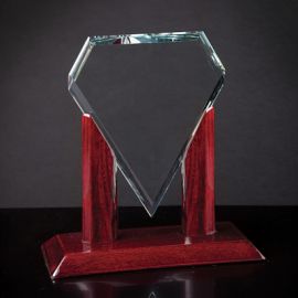 Glass Diamond Accolade (Y296)