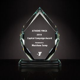 Glass Diamond Accolade (Y298)
