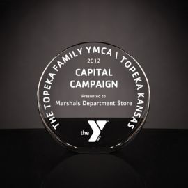 Crystal Round Accolade (Y301)
