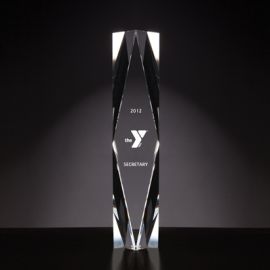 Crystal Beveled Tower Accolade (Y312)