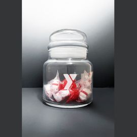  Glass Candy Jar 22 oz. (YM192)